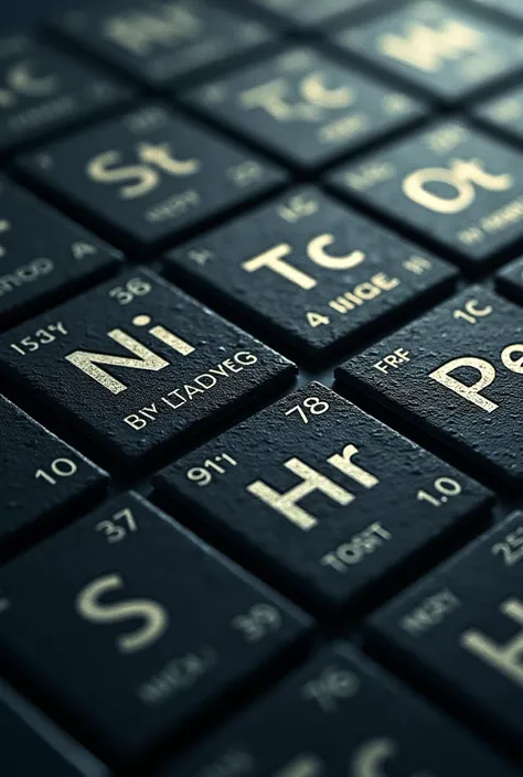 periodic table of elements, using the symbols of elements of, sulfur, nickel, technetium and hydrogen to highlight the word snitch