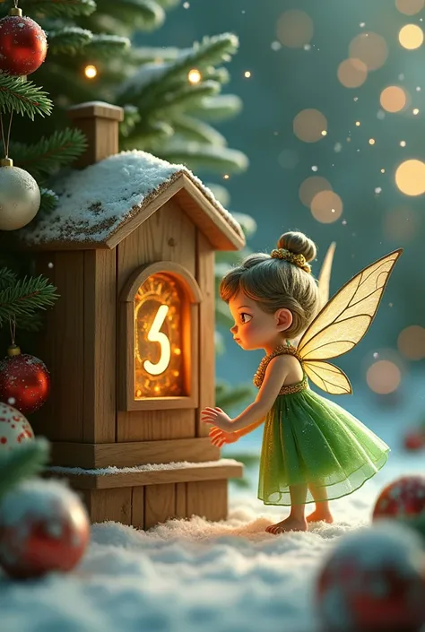 Christmas fairy image with J-22 countdown