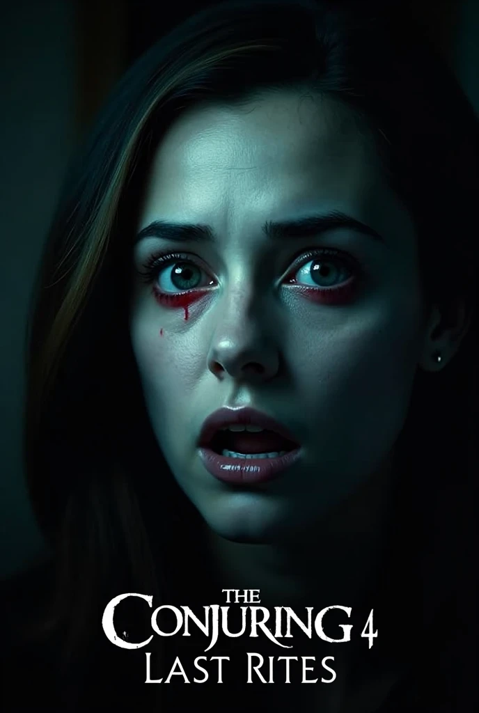 Here are a few poster design concepts for Warner Bros.’ The Conjuring 4: Last Rites (2025), focusing on different directions:
Concept 1: Focus on psychological horror
Main image: A woman’s face, eyes wide open in fear, but the face is not completely clear,...