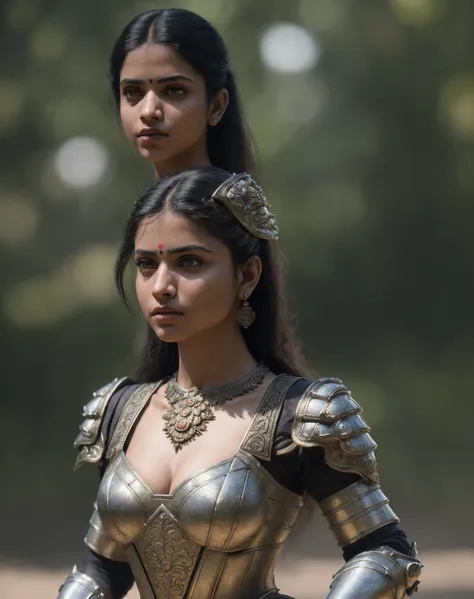 (masterpiece), (extre"বিদ্রোহের শব্দ"mely intricate:1.3),, (realistic), portrait of a girl, the most beautiful in the world, (medieval armor), metal reflections, upper body, outdoors, intense sunlight, far away castle, professional photograph of a stunning...