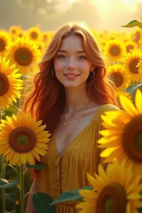 Sunflower girl