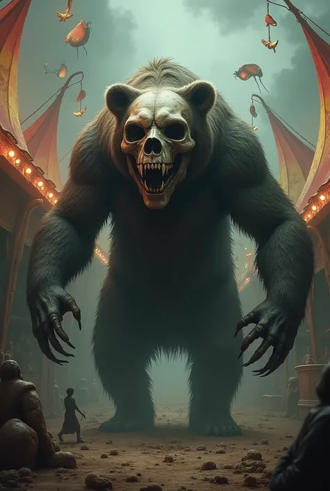 Skull Bear ,  circus, terror