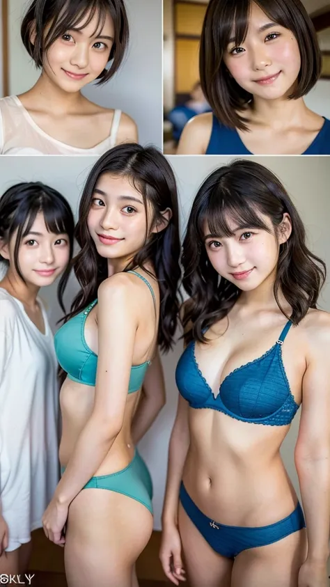 (8k, RAW Photos,Best Quality, High resolution:1.1), (Ultra-realistic:1.9),(Realistic, Realistic:1.9), (Japanese cute Girls:1.5),whole body、(Glowing Skin:1.3),(teen:1.5)(shy face:1.5),ponytail,(very cute:1.5)(cute:1.6)masterpiece, highest quality,blush,smil...