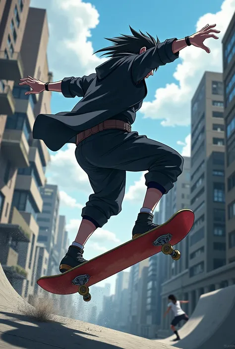 Sasuke with skating