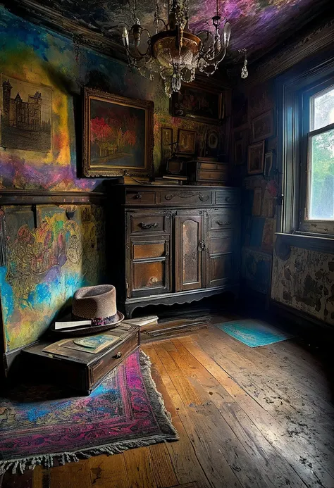 In the attic full of dust and days
Memories bloom in quirky ways
Old photos whisper tales of lights
Echoes of our hood flights
Sharing secrets with the moths
Amid the creaky wooden lofts
Grandmas hat and grandpas shoes
Tap dance to forgotten blues
Voyage t...