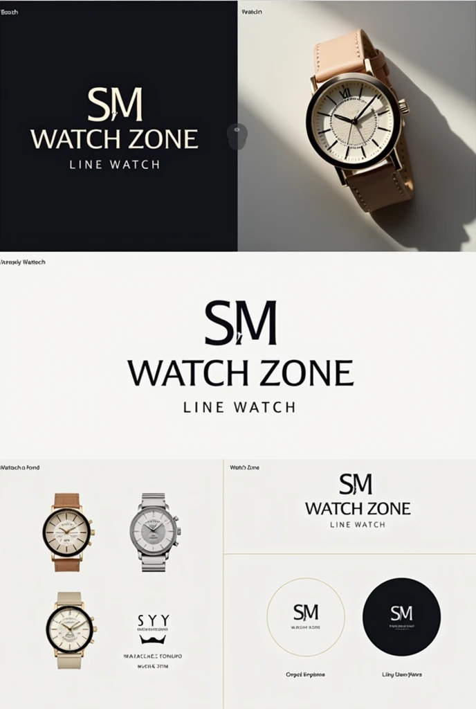 Cteate a logo of my business named "SM Watch Zone:
