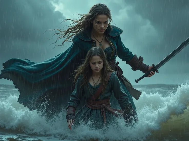 The pirate queen saved a rich mans girl. Storm storm