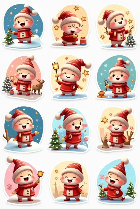 Create noel stickers