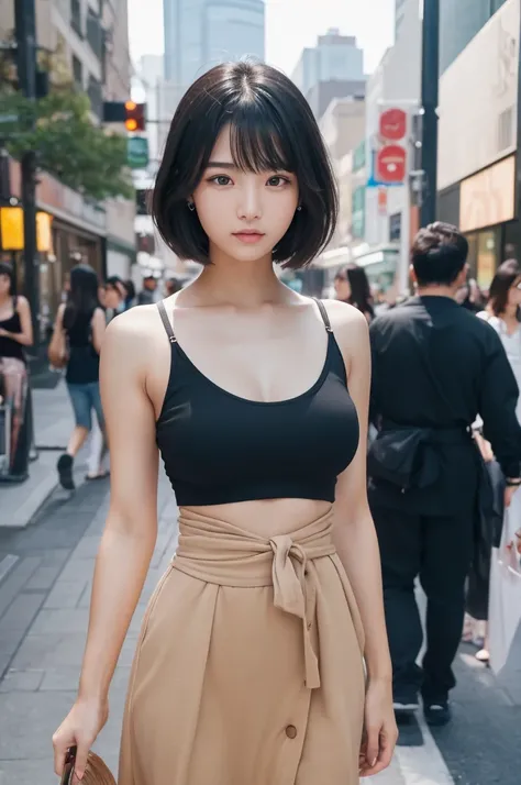 ( high definition :1.3), (16k,  photorealistic,  RAW photos ,  Max Image: 1.4),  Japanese , ( one girl),  beautiful face, ( Vivid Face), (Black Hair 1.3), (Black Eye 1.3),  beautiful hairstyle,   Real Eyes ,  Beautifully Detailed Eyes , (  real skin),  bea...