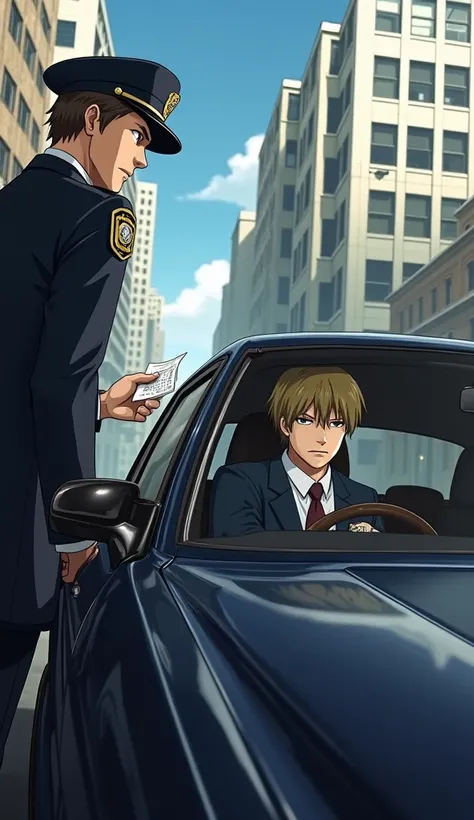 Play light Yagami by giving a traffic ticket 