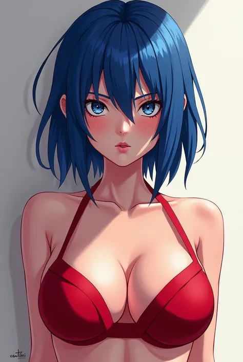  Naruto Konan wearing red bra