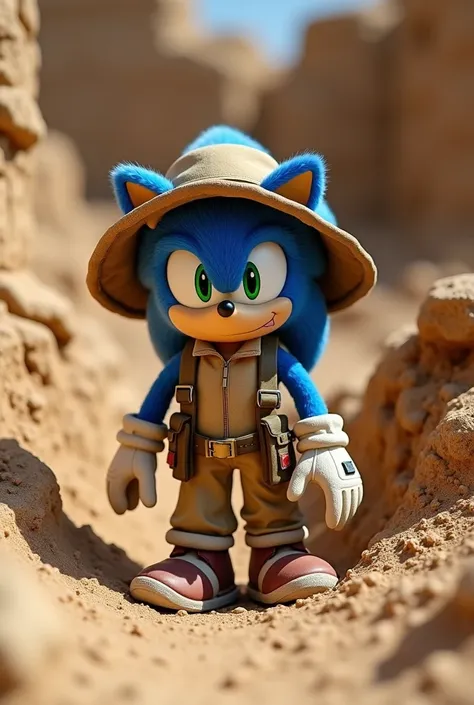 Archaeologist Sonic doll 