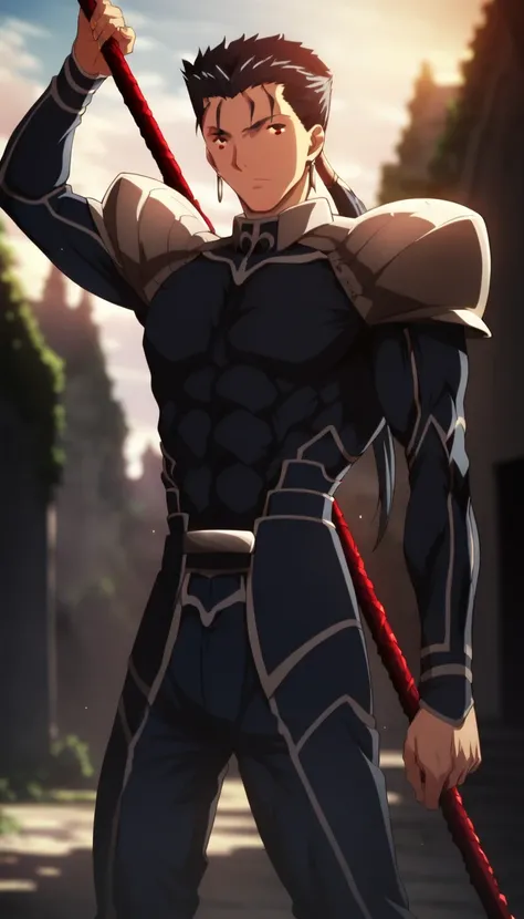 score_9_up, score_8_up, score_7_up, source_anime, detailed face,detailed body,detailed eyes,perfect eyes, Highest Quality, lancer_fsn, blue hair, red eyes, long hair, ponytail, spiked hair
fate/stay night
earrings, jewelry
armor, shoulder armor, pauldrons
...