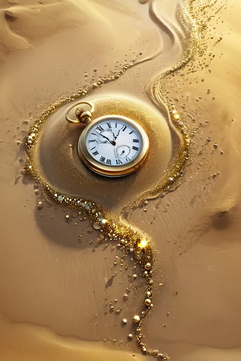 The Sands of Time. +Fantasy Art+ +Creative concept+ +glitter+ +Sparkling brilliance of Time