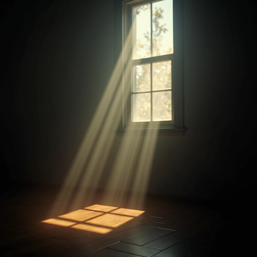 (Tyndall Effect:1.4), god rays from side, Capture the ethereal light and shadow in a stunning photograph with selective color details, revealing the hidden poetry of everyday objects, chiaroscuro, (best quality, masterpiece, Representative work, official a...