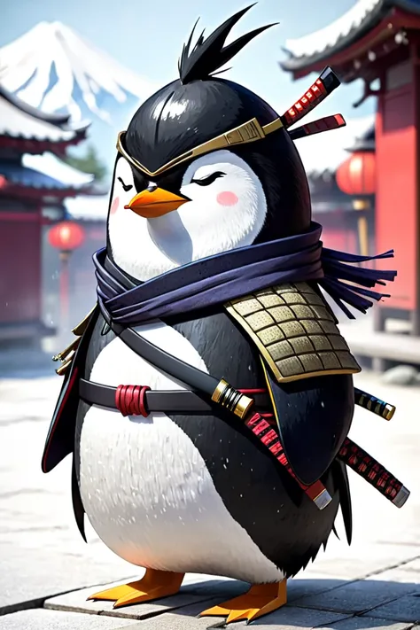 Samurai penguin 