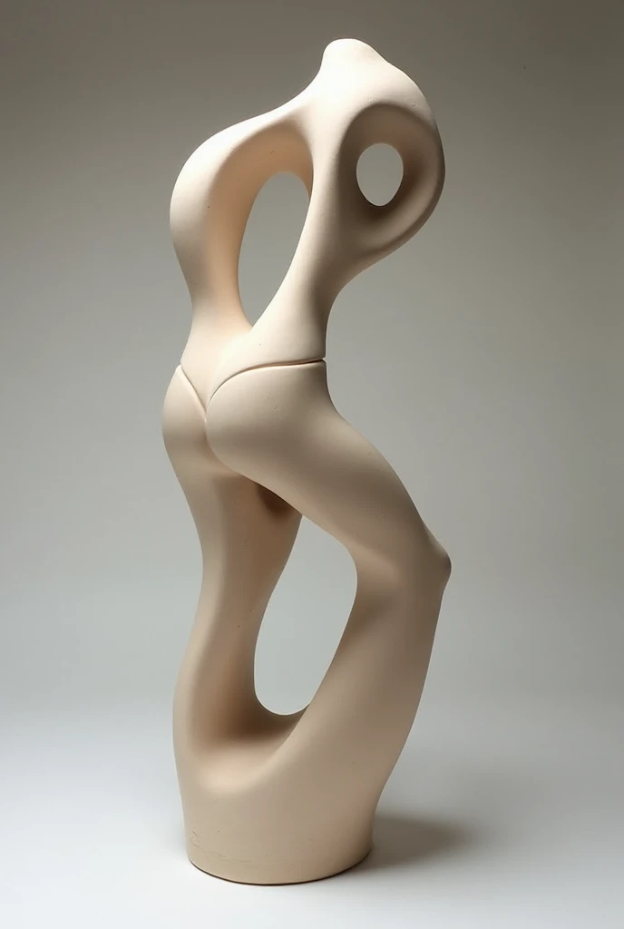  Create a sculpture or sculpture out of clay or soap on the theme: “a mix of Barbara Hepworth .