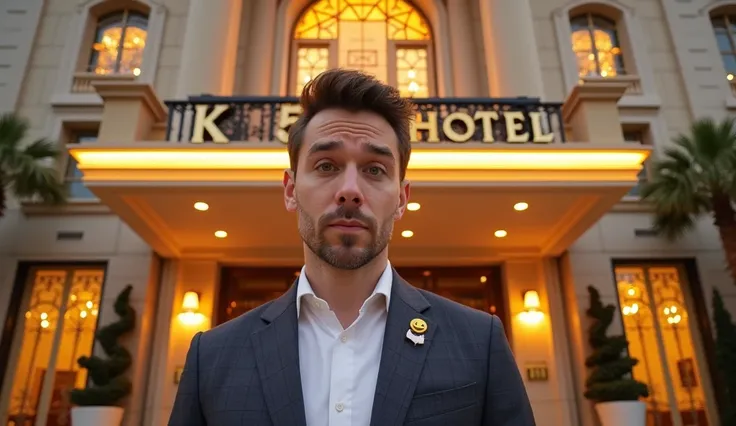 It seems like you want to create a thumbnail for your YouTube video about visiting a 5-star hotel without money, with a focus on the hotel’s front view. Here’s how you can design or approach this:

Thumbnail Design Tips:

1. Main Elements:

A high-quality ...