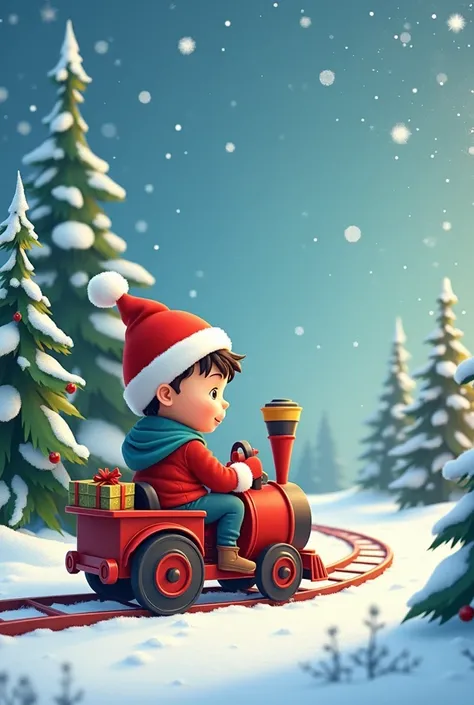  to generate several story scenes In a snowy town called  "Merry Christmas ", There lived a boy named Lucas.  Lucas was a very special boy ,  he loved Christmas and always helped his mother decorate the tree.

 This year ,  Lucas was very excited that Sant...