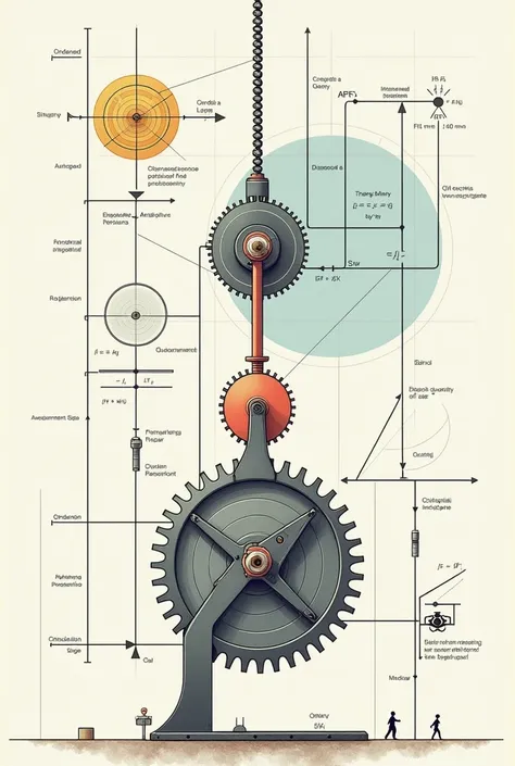 physics image with work, power , efficiency involved which is detailed but not too complex