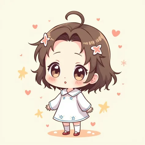 cute  girl chibi body drawing