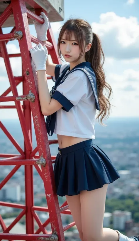   Ultra-realistic , photography,   Dramatic Scene  ,  milk, Global Illumination,  unique , (   Famous Japanese teenage idol girl    :1.5),     Slim body , Slender limbs,  Thin waist,  Small butt, Complete anatomy,   Famous Tokyo Metropolitan High School sa...