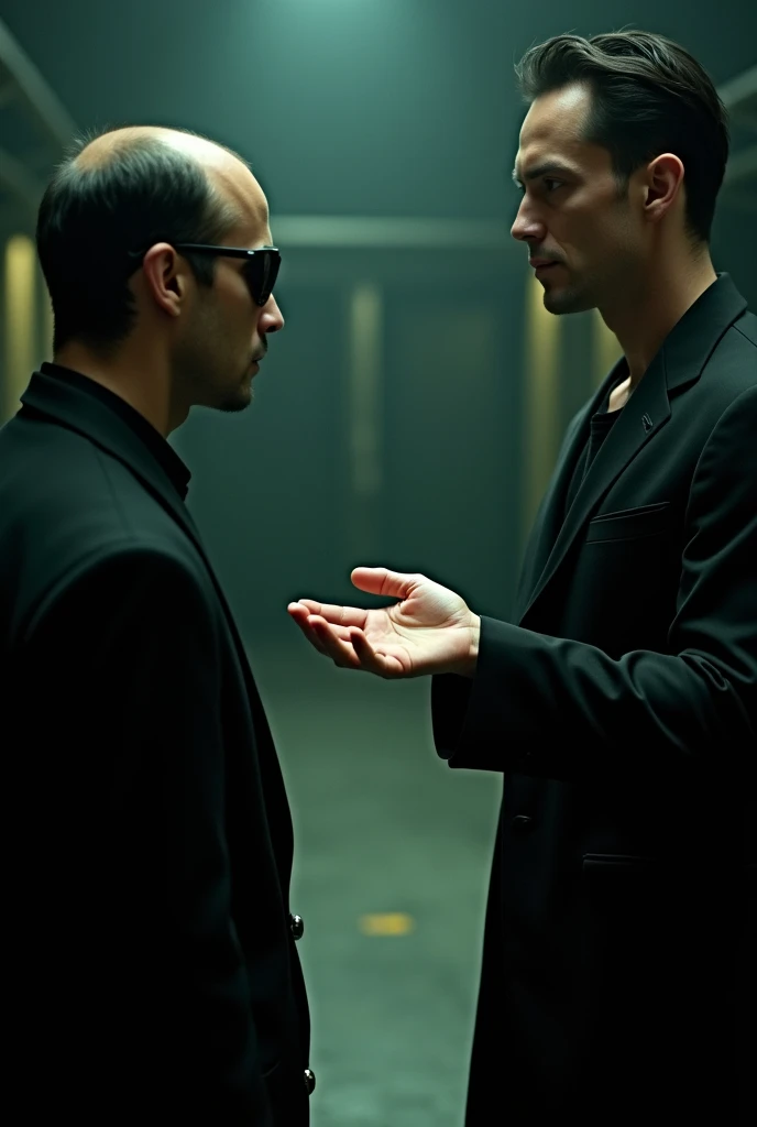 Morpheus matrix pill scene