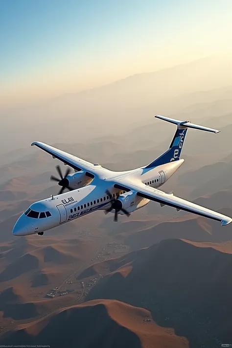 ATR 72-600 airplane in EL AL service