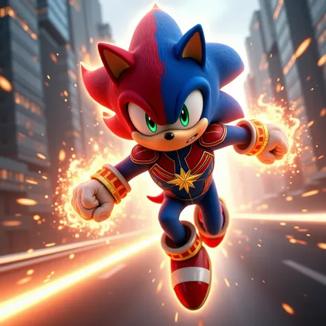 captain marvel hybrid sonic