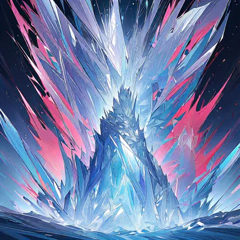 {  top quality}, {  very beautiful }, {  super detailed}, {  best illustrations } Armor reflecting the color of silver ice, In the water、 have an ice spear、Fight with an ice spear 、Trying to pierce an opponent、background：Ice World