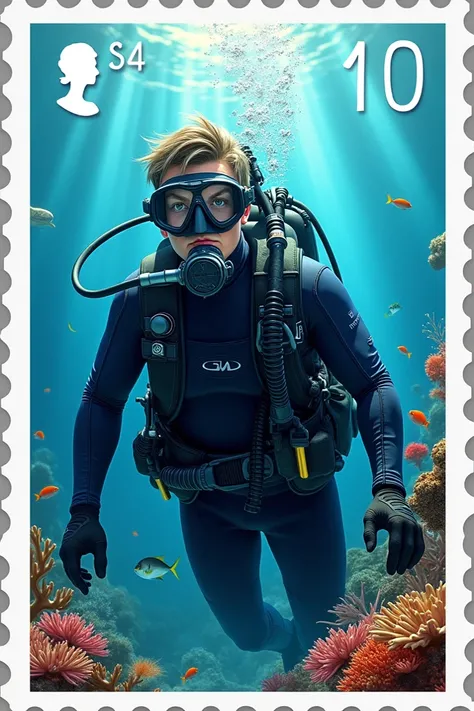 Diver stamp