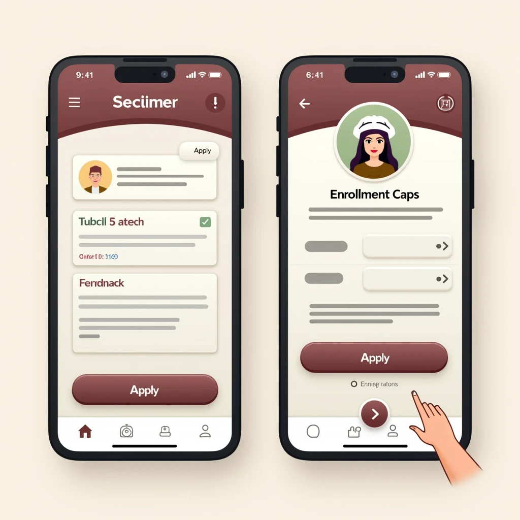 Create the Teachers enrollment App icon
Have apply form in left with Apply button and in right have Islamic teacher wear the enrollment cap and from her finger click to apply button and smile
App icon logo lush and beautiful attractive 