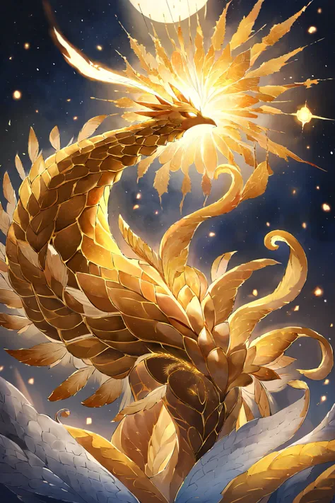 Overall Aesthetic:
Solflareon Mega Form exudes a radiant, celestial aura, with light and flames intertwining seamlessly. Its body has an ethereal glow, as if made of molten gold and living sunlight.
The design leans heavily into its Fire/Fairy typing, inco...