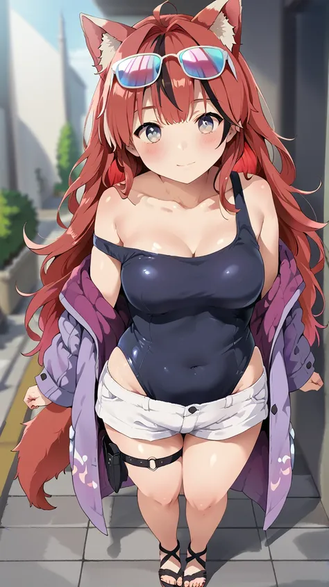 score_9,score_8_up,score_7_up, masterpiece, 1girl, solo, source_anime, scenery, (LeonatP, P4radoxP), (mature woman:1.3), (wide thighs:1.1), (wide hips:1.1), (detailed eyes, high definition eyes,high gradient eyes,eyesHD), (best quality:1.4), a close up of ...