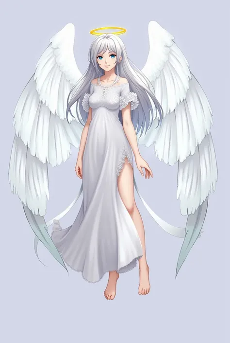 ## Character: Seraphina "Sera" Atheria

**Appearance:**

* **Age:** Appears to be in her late teens, though her true age is unknown.
* **Height:** 59" with a slender, graceful build.
* **Hair:** Long, flowing silver hair that often appears to shimmer with ...