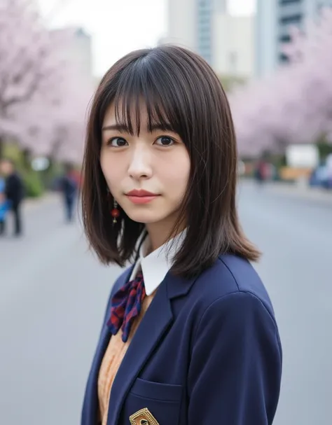 ( top quality、 top quality、 real、photograph、 high definition 、1080P、8k、Her face is particularly pale 、 physical rendering、((height: 155cm))、 1 Japanese girl、(( 18-year-old Japanese high school student ))、((( big, very detailed, beautiful dark brown eyes ))...