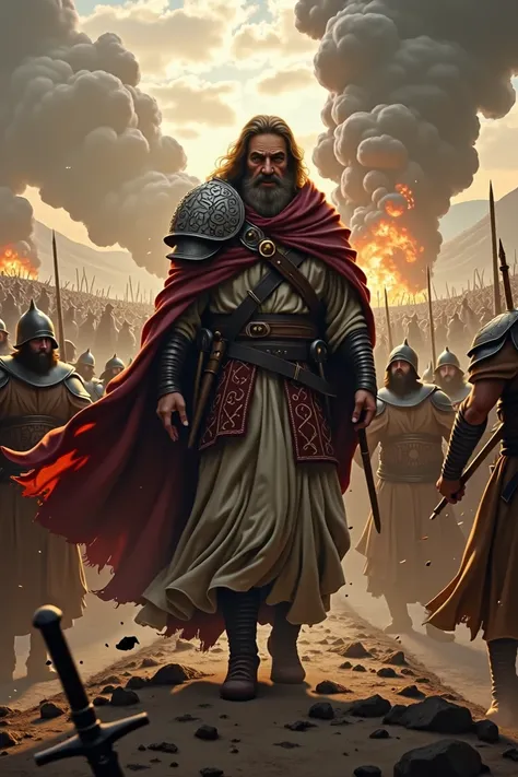 13.	Scenario of the Battle of Abraham :  A vision of Abrahams battle before meeting Melchizedek.