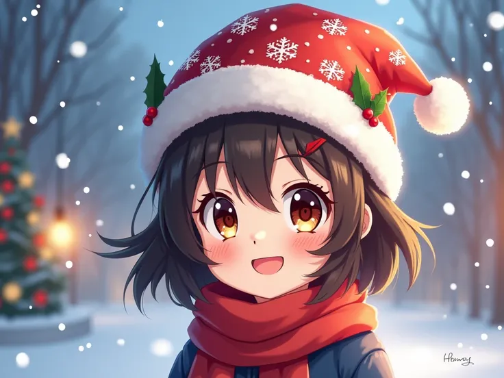 CREATE ANIME CHRISTMAS HAT