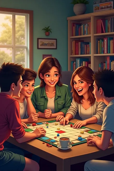 Board games with friends