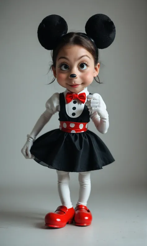 score_9, score_8_up, score_7_up, score_6_up, photo, realism, photorealistic, Minnie mouse 