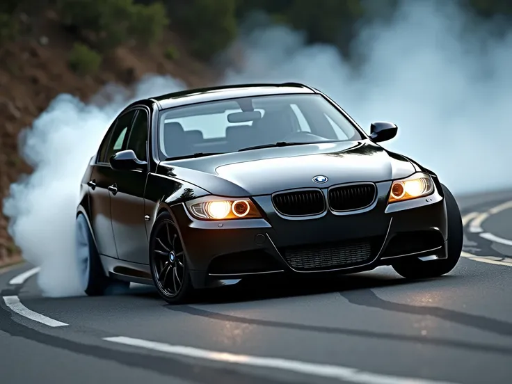 bmw e90 black fail drift