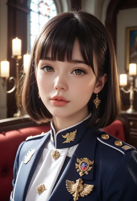 8k,  top quality, 1peopleの女の子, ( skintation),   knight , (dark),  clear the background indoors, (people々), Beautiful Bangs, nice,, (Clothing and uniforms:1.3), soft lighting ,  attractive, dark Room, (Shut up:1.2,   beautiful eyes ,  detail eyes, Detailed ...