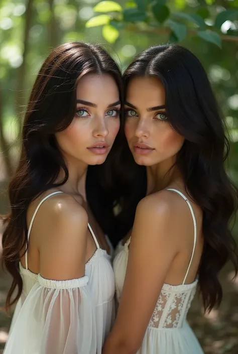  Bárbara Palvin and her twin sister, several photos together 