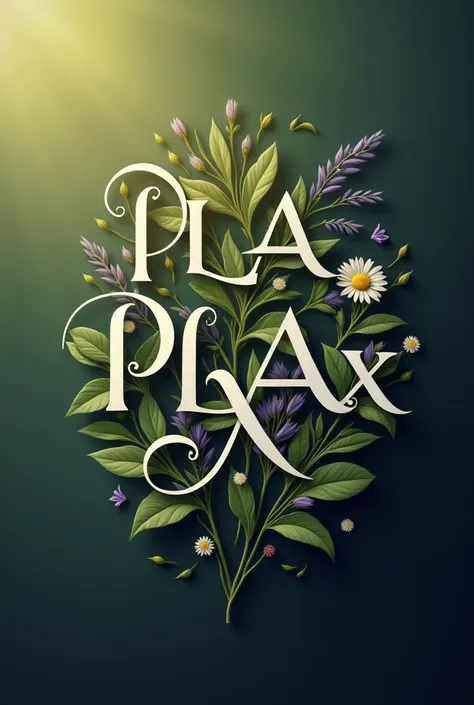  creates a logo of "plamax " green and purple in color with reference to chamomile tobacco 