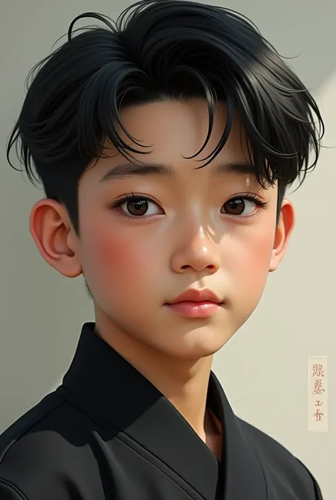 A handsome asian boy
