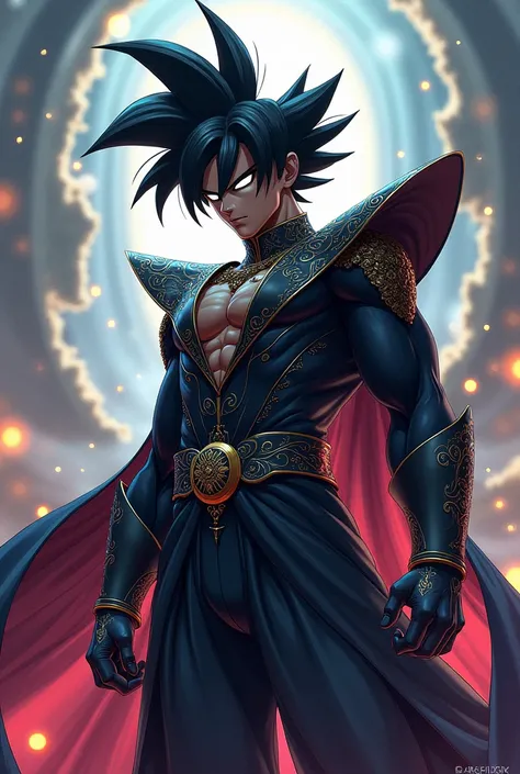 Goku black with elegant fanart costume 