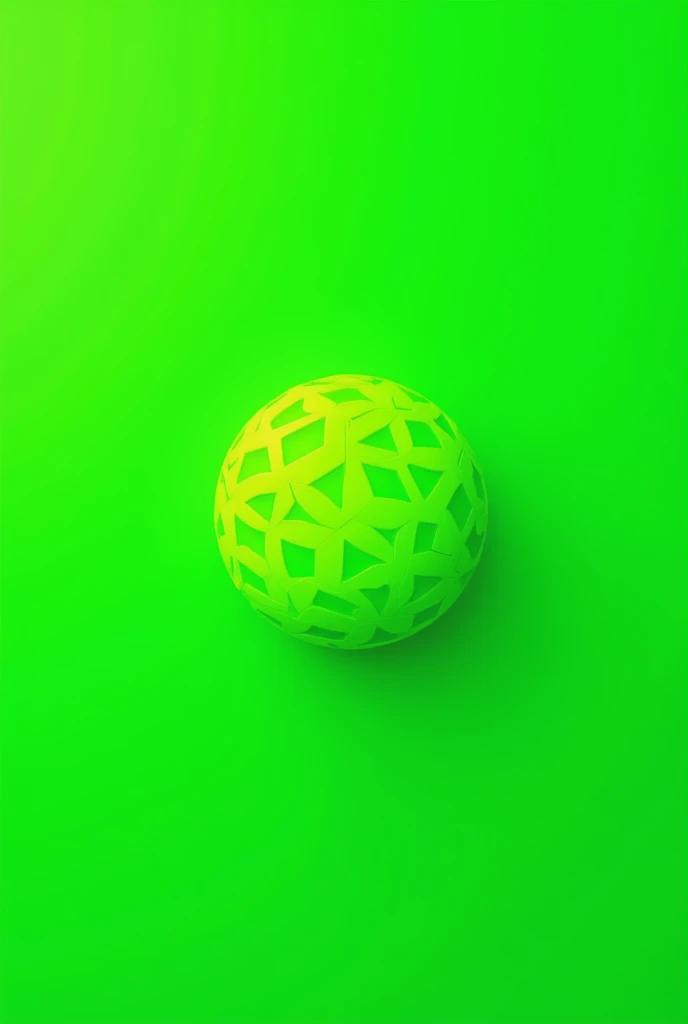 Create a channel photo about Soccer Week around the world, that is simple and minimalist with a green background 