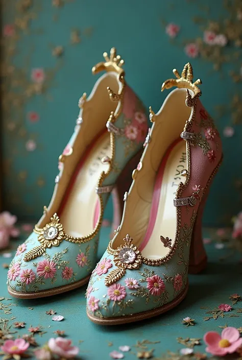 Shoes inspired by " alice in wonderland" girly and magical