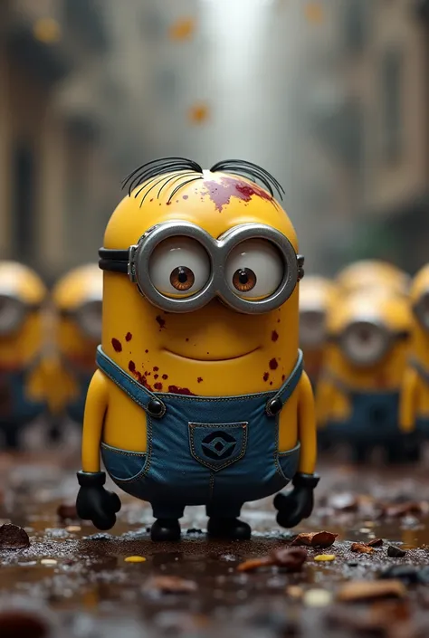 Minions injured in battle. Its a single shot.
