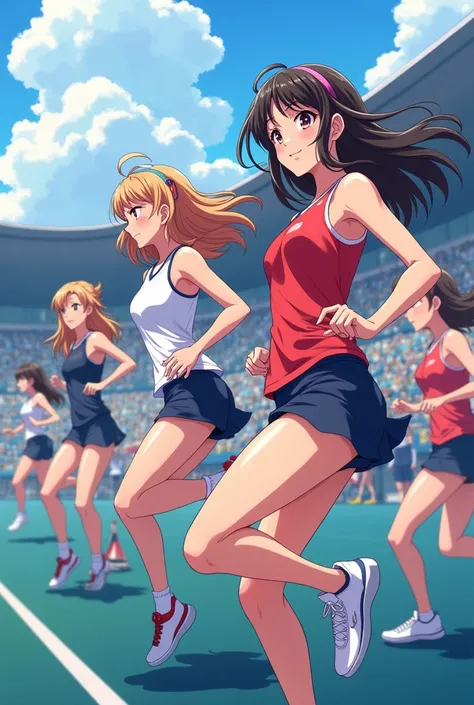 Anime sports girls